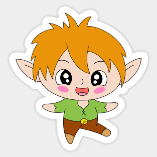 Quill The Elf Sticker